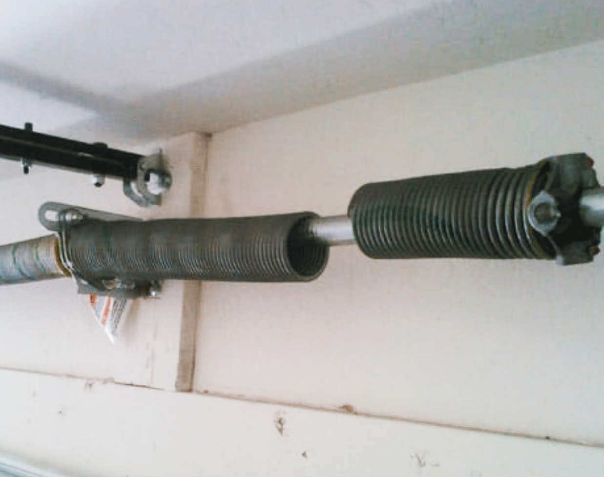 broken garage door spring